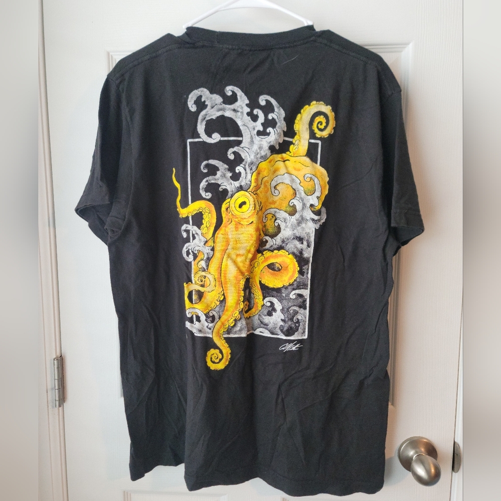 Mens Black Market Art Co. Mens CRAWL Tee Shirt BLACK SZL CLARK NORTH